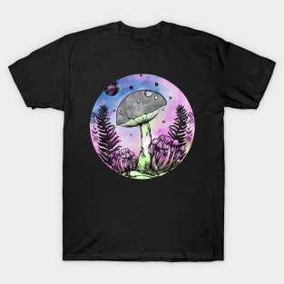 Foraging Mushroom on the Forest Floor. T-Shirt